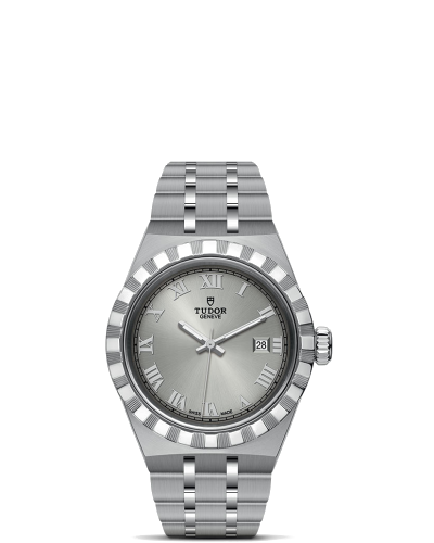 Tudor Royal 28 mm steel case, Silver dial (watches)